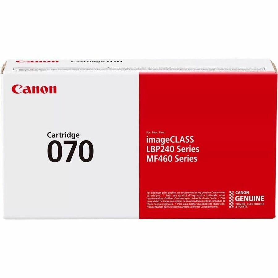 Canon 070 Original Laser Toner Cartridge - Black - 1 Pack - 3000 Pages