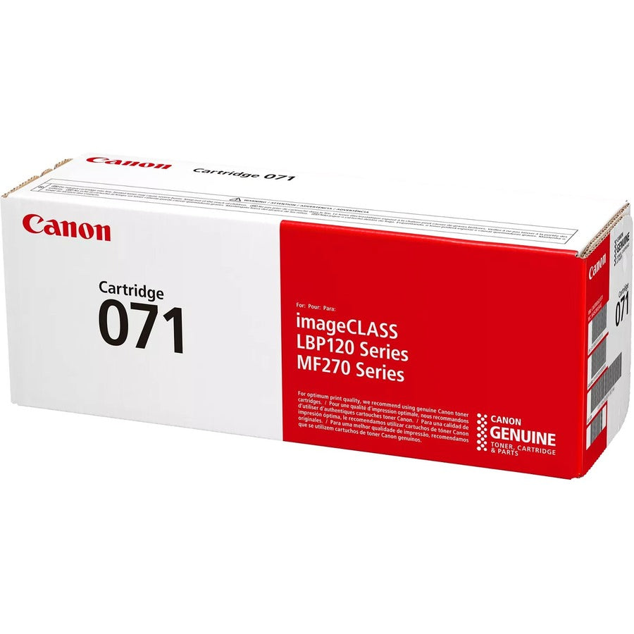 Canon 071 Original Standard Yield Laser Toner Cartridge - Black - 1 Pack - 1200 Pages