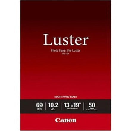 Canon Photo Paper Pro Luster LU-101 13x19 -50 Sheets- Free w/ Select Canon Printers - 92