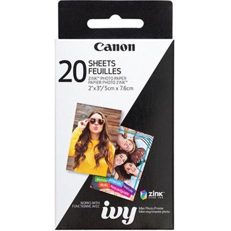 Canon ZINK Zero Ink (ZINK) Printable Paper - White