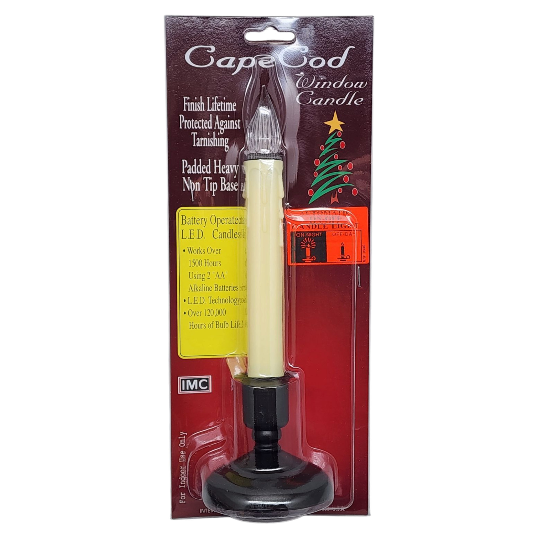 Cape Cod LED Window Candle - Antique Bronze