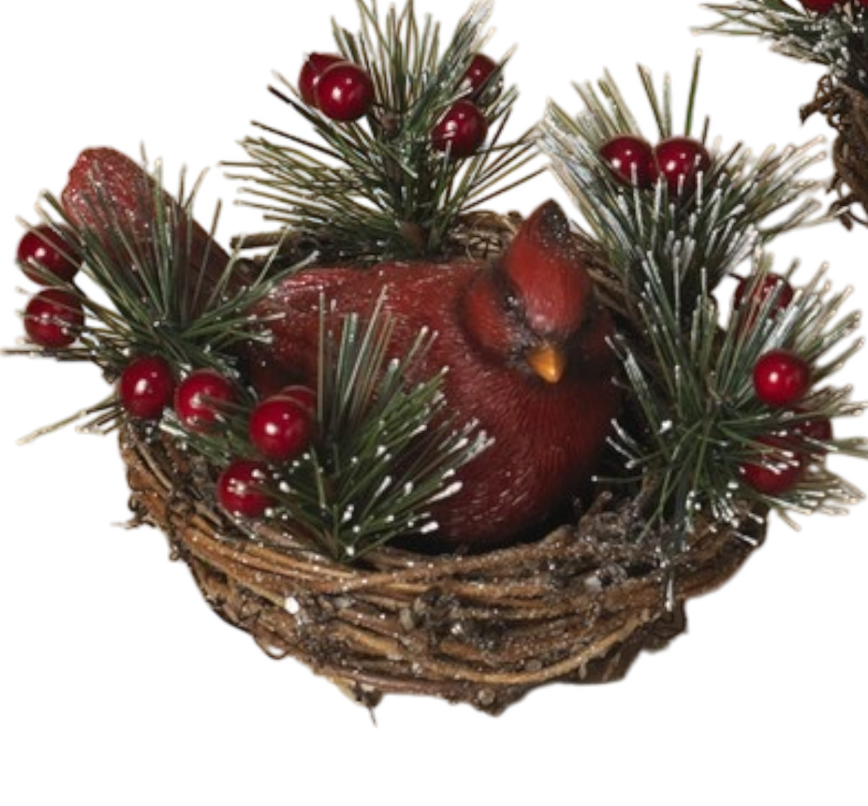 Cardinal Nest Decorative Accent