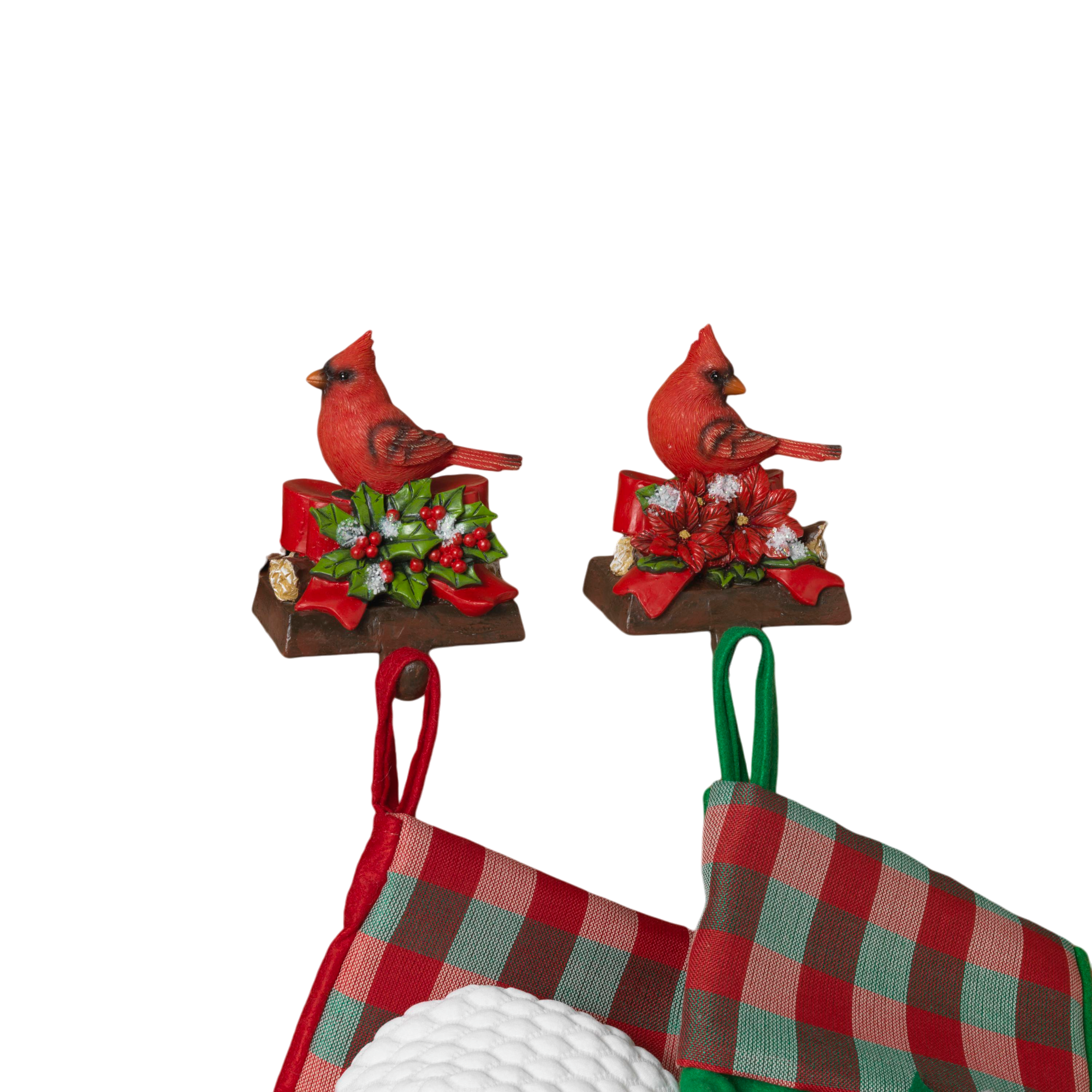 Cardinal Stocking Holder -