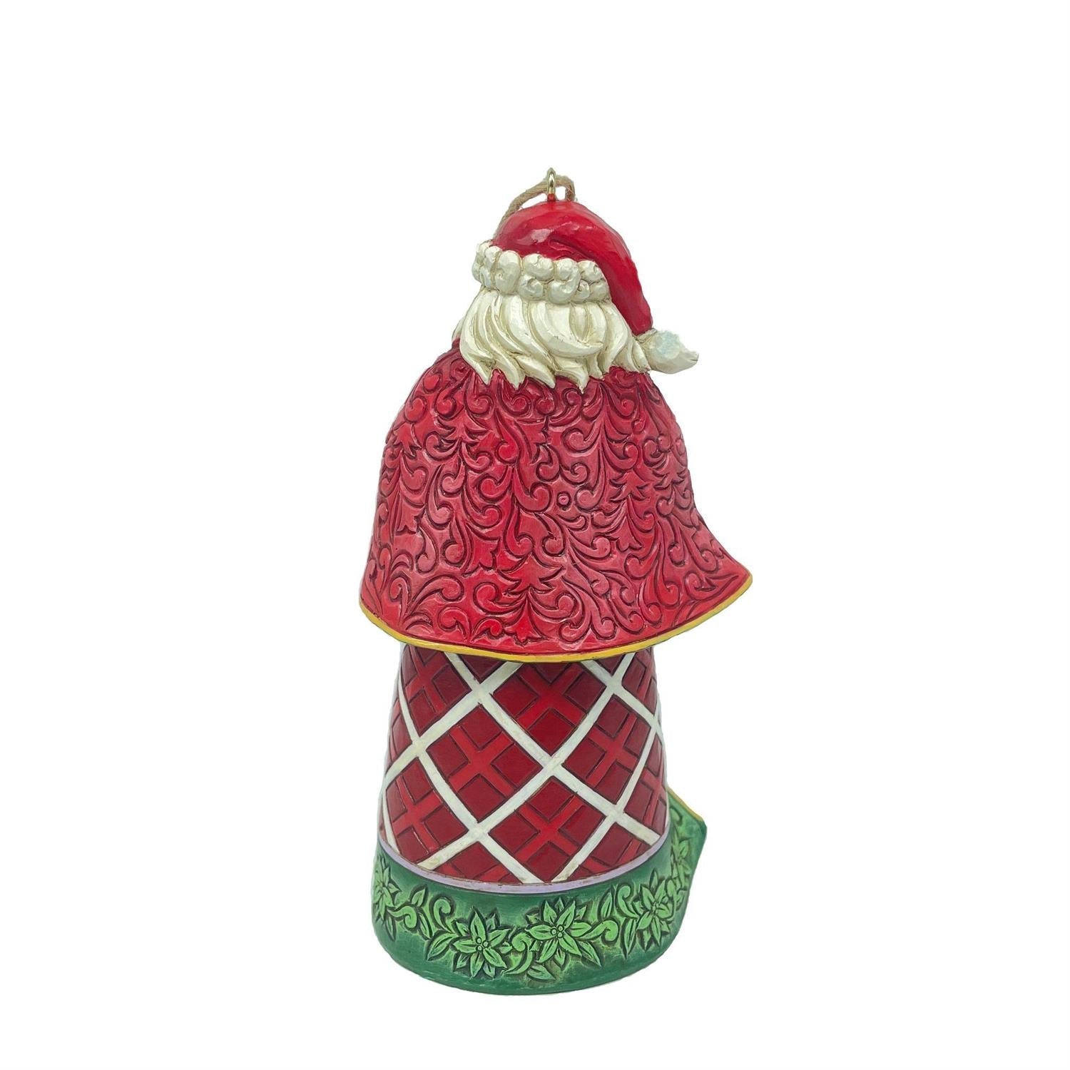 Caroling Santa Ornament