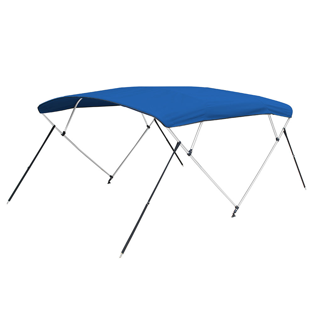 Carver 3 Bow 5481U Bimini Top with Boot - Pacific Blue Acrylic