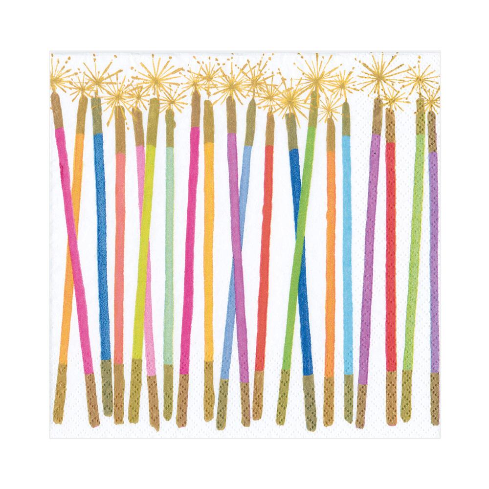 Caspari Candles Paper Goods - Lunch Napkin
