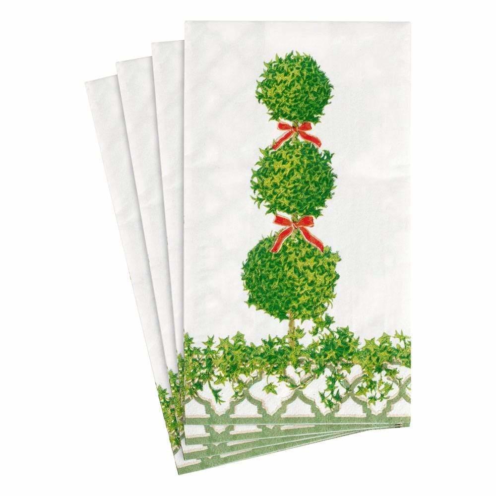 Caspari Topiaries Paper Goods - Guest Towel