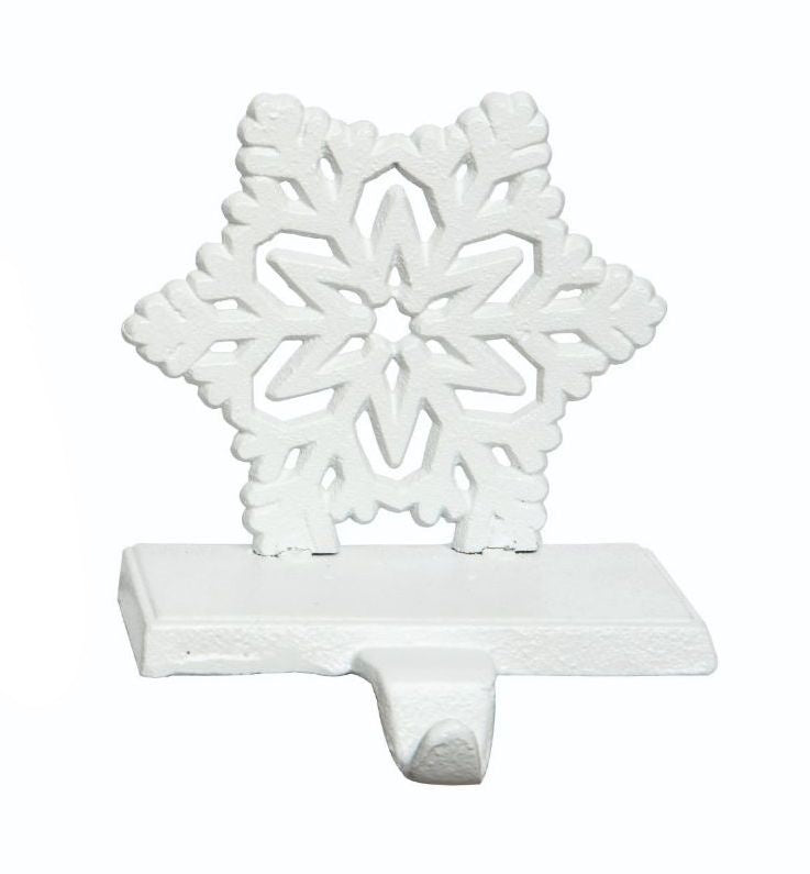 Cast Iron Snowflake Stocking Holder - Style #3