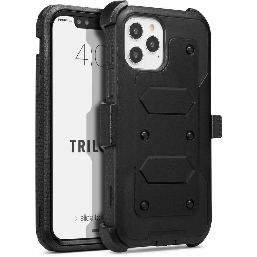 Cellairis Trilogy Rugged Carrying Case (Holster) Apple iPhone 12 Pro, iPhone 12 Smartphone 43-0010001