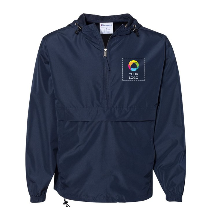Champion® Packable Quarter-Zip Jacket – Lightweight, Ready-to-Go Style