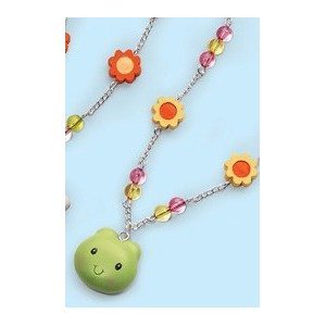 Charming Egg Necklace - Frog