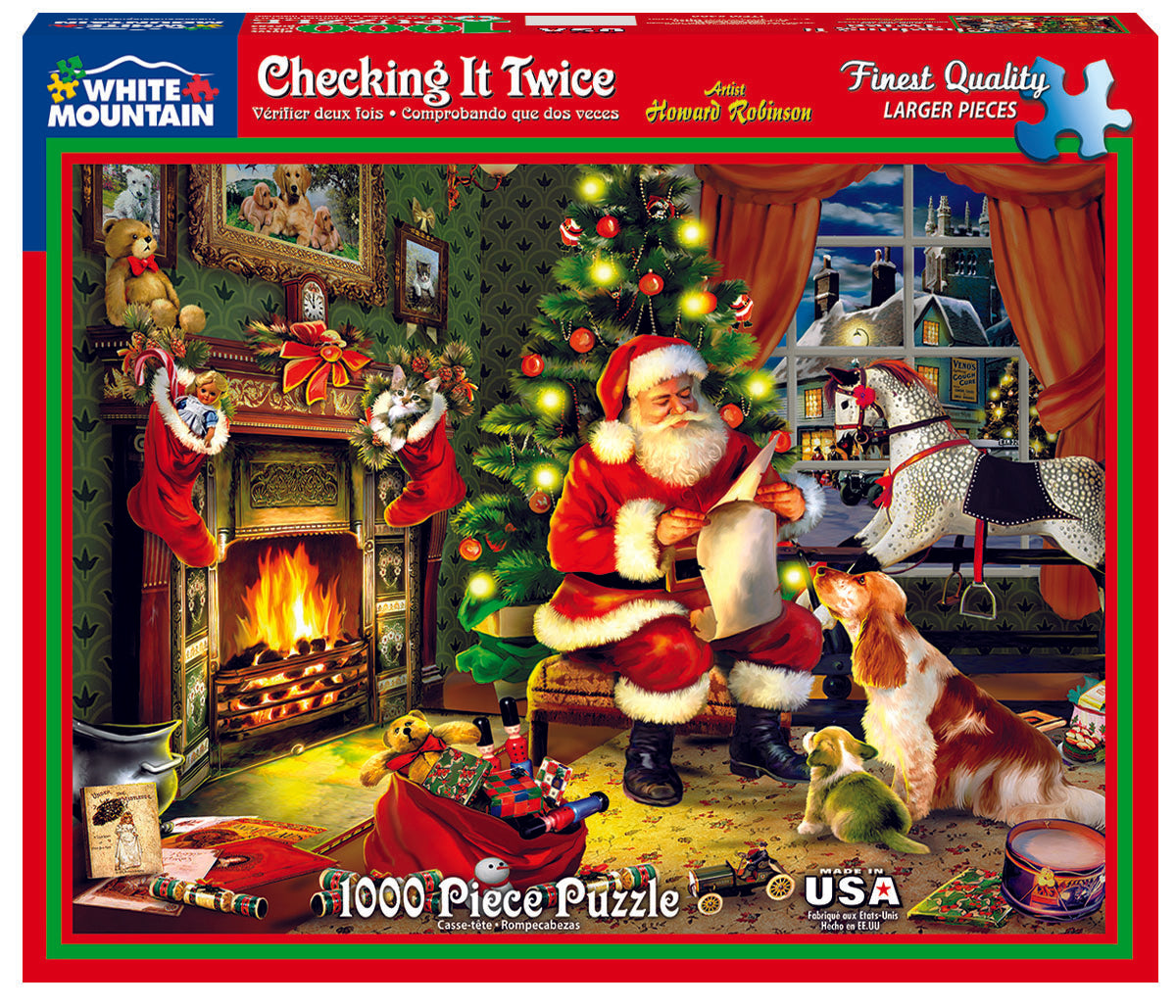 Checking It Twice Puzzle - 1000 Piece