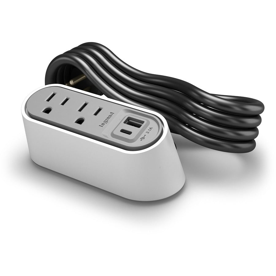 Chief Desktop Power Center - Desktop Tabletop - White - 1 Pack
