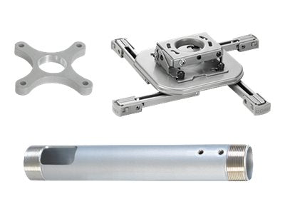 Chief - Mounting kit (extension column, ceiling plate, universal mount) - for projector - silver