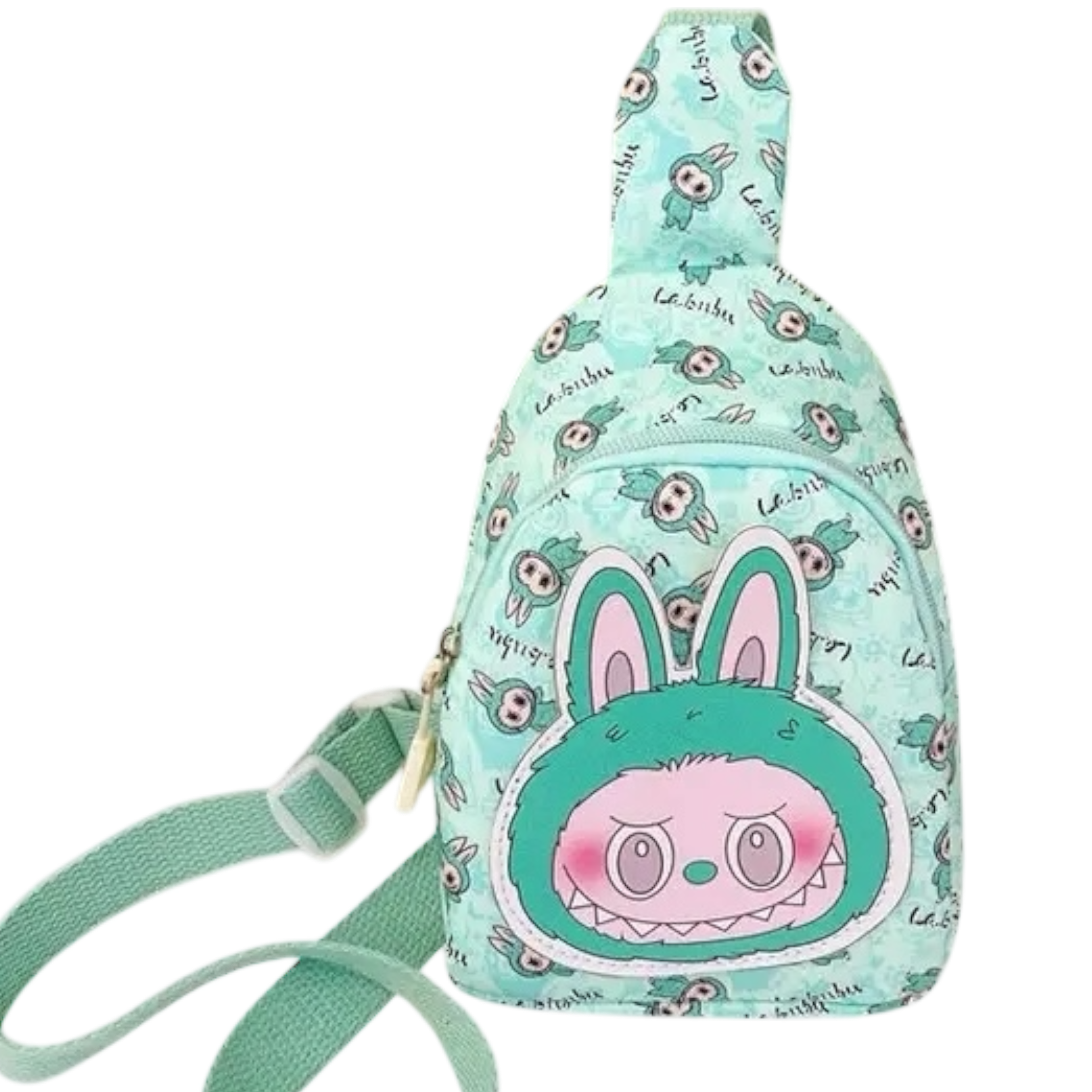 Children's Labubu Crossbody Bag - Green