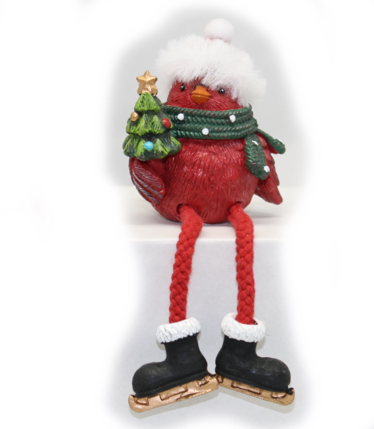 Christmas Cardinal Shelfsitter -