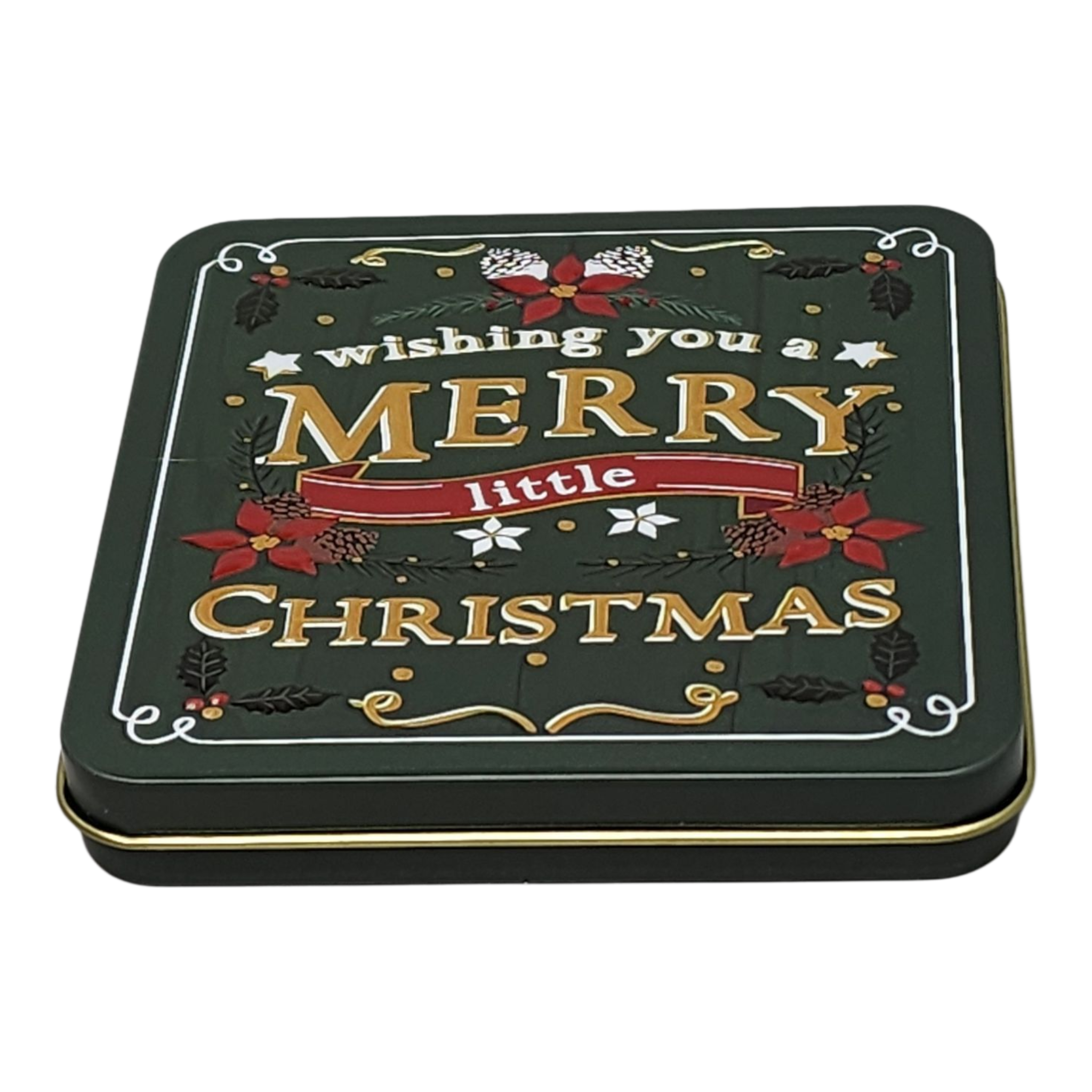 Christmas Gift Card Tin - Wishing you a Merry Little Christmas