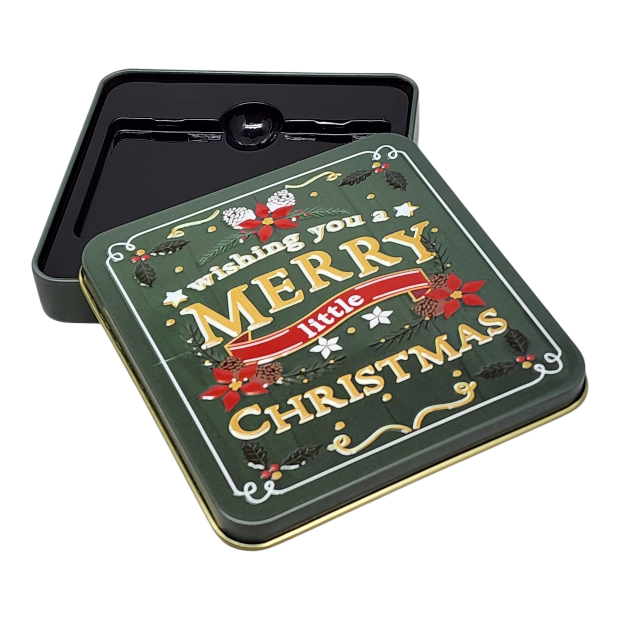 Christmas Gift Card Tin - Wishing you a Merry Little Christmas