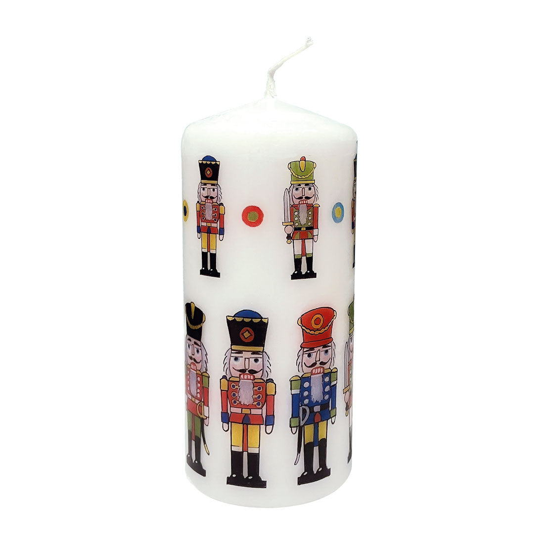 Christmas Nutcracker Pillar Candle