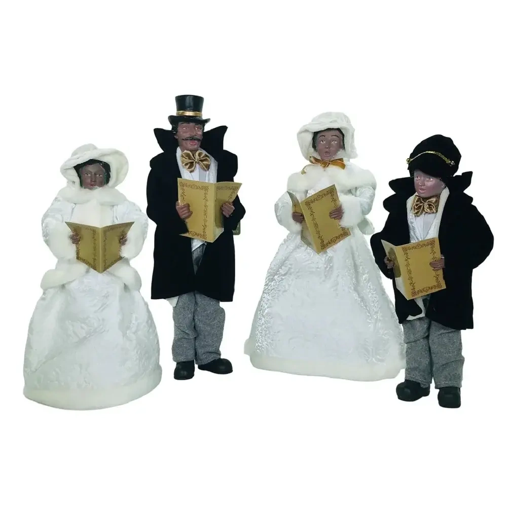 Christmas Splendor Caroler Set Of 4 - 18 inch