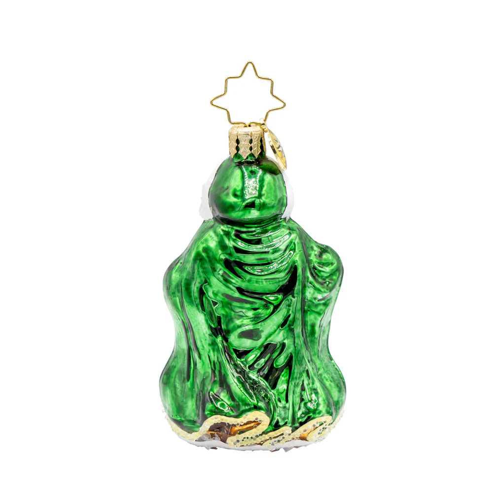 Christopher Radko Little Gem Glass Ornament - Emerald Isle Kris Kringle