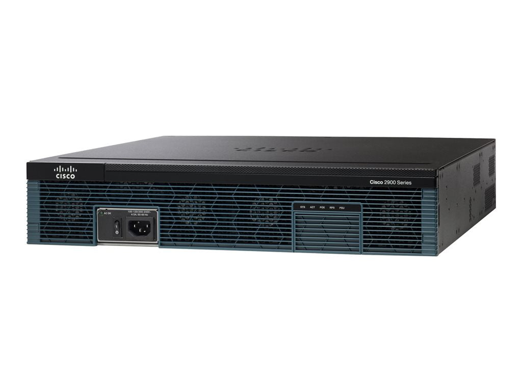 Cisco 2951 Voice Bundle - Router - voice / fax module - GigE - WAN ports: 3 - rack-mountable - refurbished