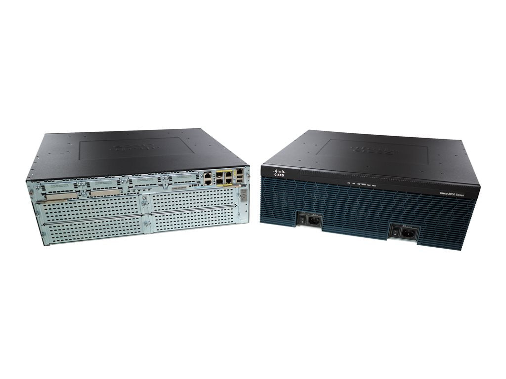 Cisco 3945 Voice Security Bundle - - router - - voice / fax module - 1GbE - refurbished