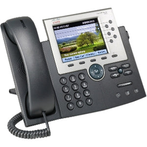 Cisco 7965G IP Phone - Refurbished - Desktop, Wall Mountable - Dark Gray, Silver CP-7965G-RF