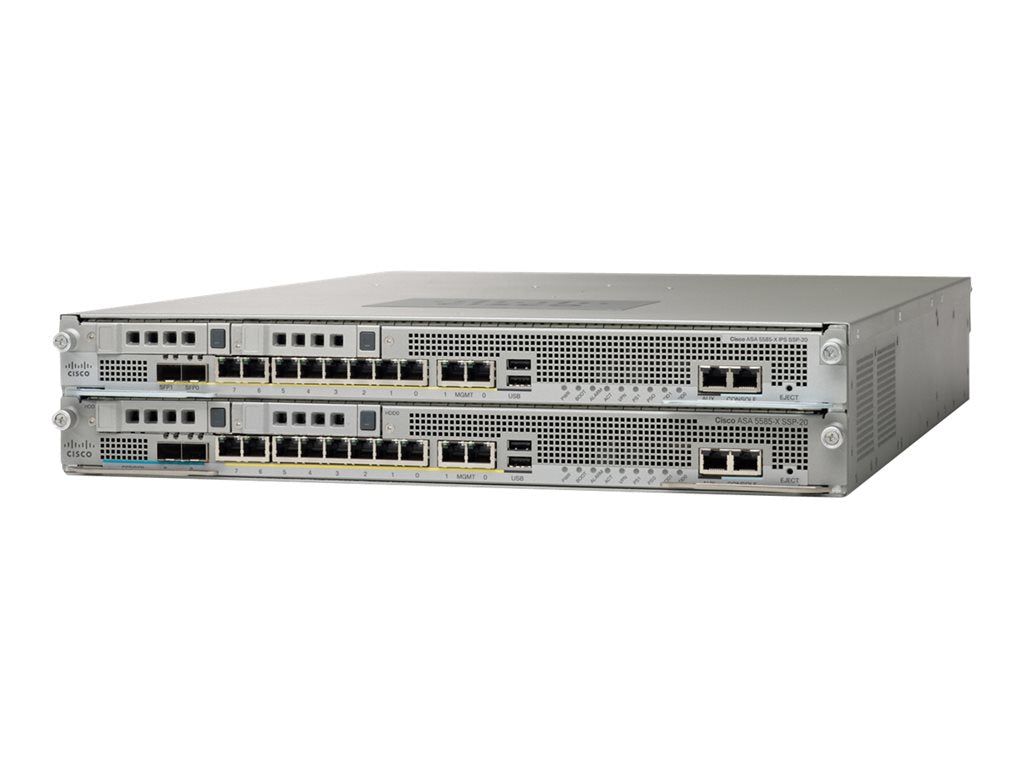 Cisco ASA 5585-X Integrated Edition SSP-10 and IPS SSP-10 Bundle - Security appliance - 16 ports - 1GbE - 2U -