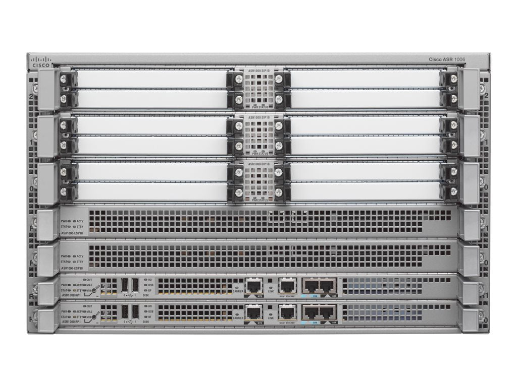 Cisco ASR 1006 - Modular expansion base - rack-mountable - refurbished