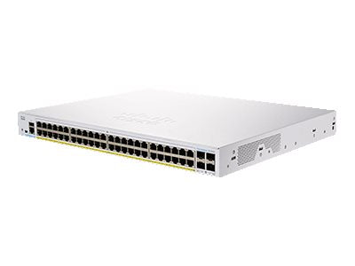 Cisco Business 350 Series 350-48P-4G - Switch - L3 - managed - 48 x 10/100/1000 (PoE+) + 4 x SFP - rack-mountable - PoE+