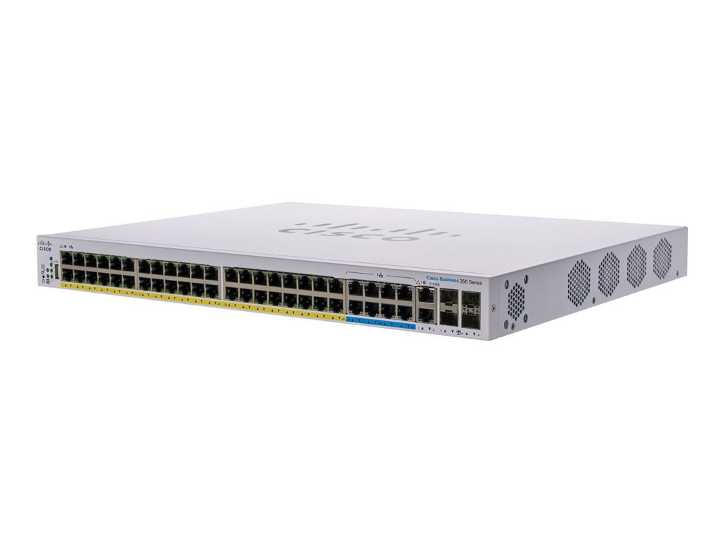 Cisco Business 350 Series CBS350-48NGP-4X - Switch - L3 - managed - 40 x 10/100/1000 (PoE+) + 8 x 100/1000/2.5G/5G