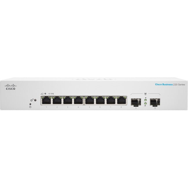Cisco Business Cbs220-8T-E-2G Ethernet Switch Cbs220-8T-E-2G-Eu