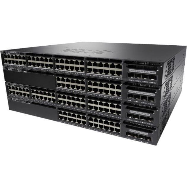 Cisco Catalyst 3650-48F 48 Ports Layer 3 Switch Redundant Power Supply (Not Included) WS-C3650-48FS-S