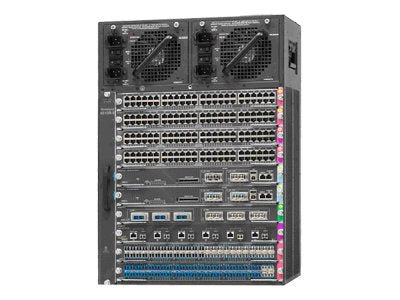 Cisco Catalyst 4510R+E - Switch - managed - 96 x 10/100/1000 + 8 x 10 Gigabit SFP+ - rack-mountable - PoE+ - with Cisco