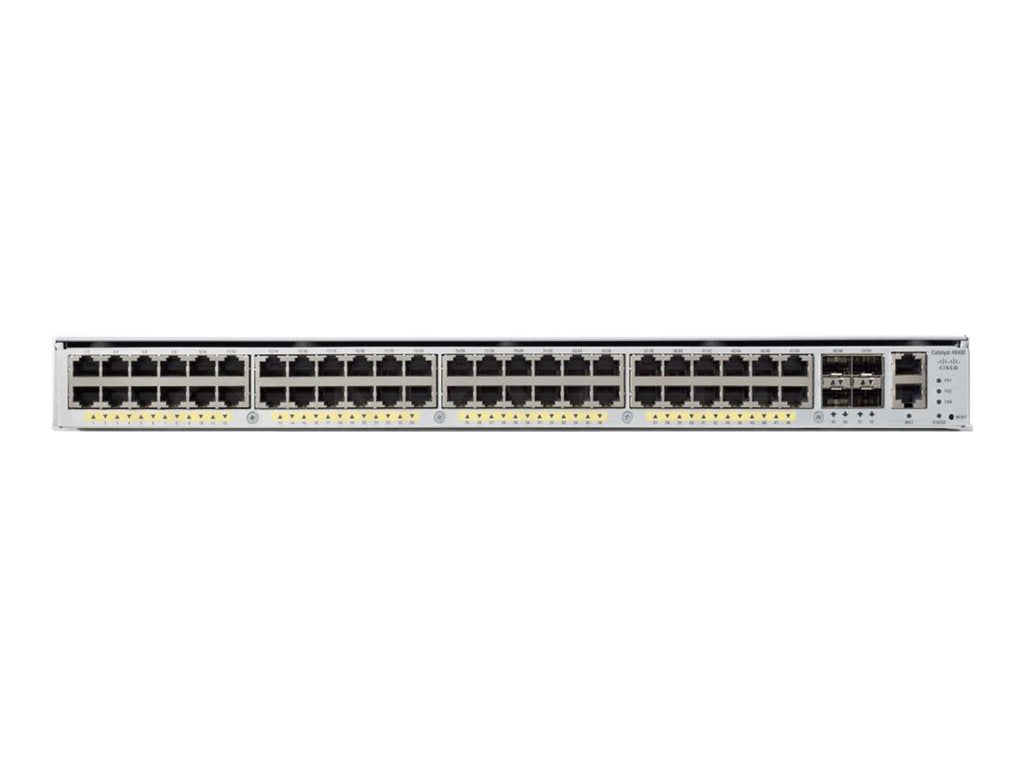 Cisco Catalyst 4948E - Switch - L3 - managed - 48 x 10/100/1000 + 4 x SFP+ - front to back airflow - rack-mountable -
