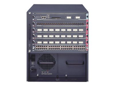 Cisco Catalyst 6506-E - Switch - managed - 2 x X2 + 2 x SFP + 1 x 10/100/1000 - rack-mountable - refurbished - with