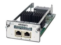 Cisco - Expansion module - 10Gb Ethernet x 2 - refurbished - for Catalyst 3560X-24, 3560X-48, 3750X-12, 3750X-24,