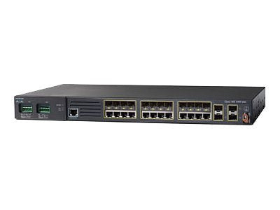 Cisco ME 3400G-12CS DC Ethernet Access Switch - Switch - L3 - managed - 12 x 10/100/1000 + 12 x shared SFP + 4 x SFP -