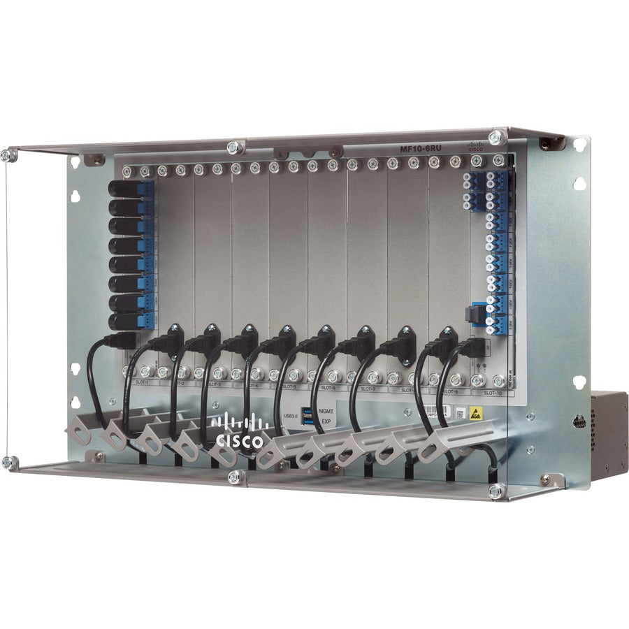 Cisco Mechanical Frame for Passive Units, 10 Slots with USB Hub, 6 RU NCS2K-MF10-6RU=