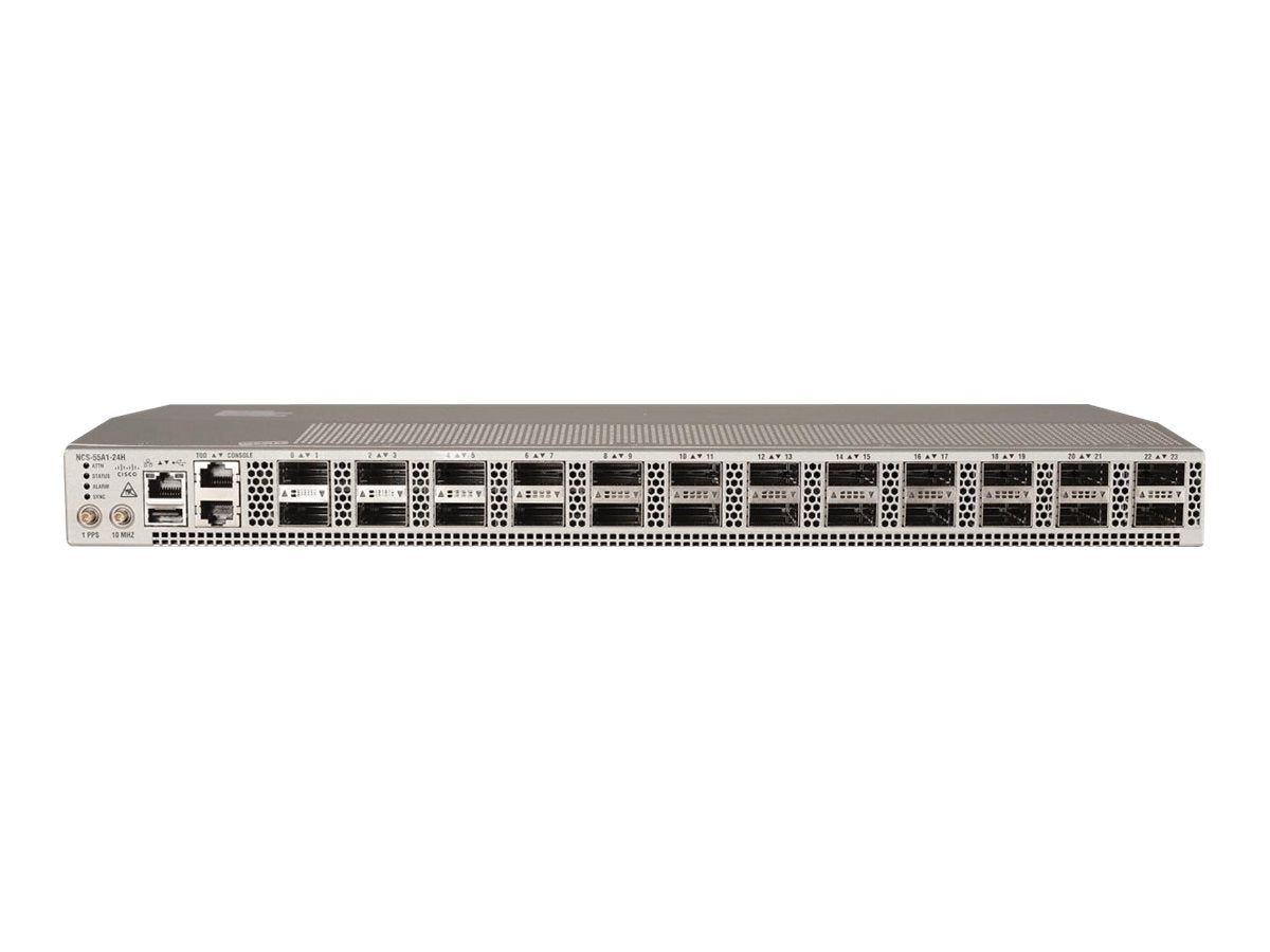 Cisco Network Convergence System 55A1 - Router 100GbE, 25GbE - rack-mountable - Flexible Consumption Model NCS-55A1-24Q6-SYS=