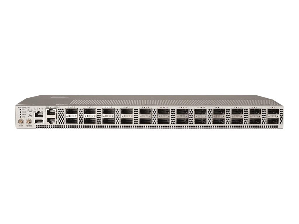 Cisco Network Convergence System 55A1 - Router 100GbE, 25GbE - rack-mountable - Flexible Consumption Model NCS-55A1-24QX-SYS=