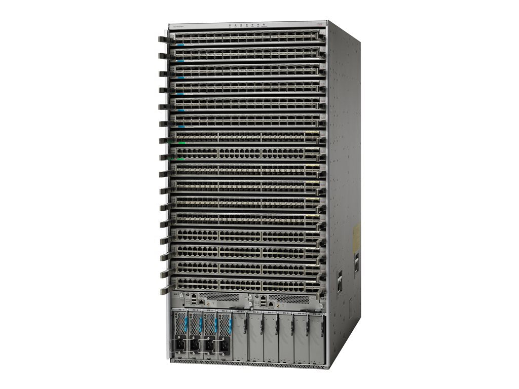 Cisco Nexus 9516 - Switch - L3 - managed - rack-mountable - with Cisco Nexus 9500 Supervisor (N9K-SUP-A), 2x Cisco Nexus