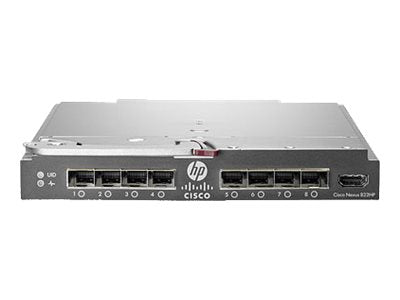Cisco Nexus B22 Blade Fabric Extender for HP - Expansion module - 10GbE, FCoE - 16 ports + 8 x SFP+ (uplink) -