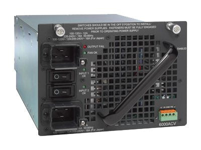 Cisco - Power supply (plug-in module) - AC 110/220 V - 6000 Watt - for Catalyst 4503, 4503-E, 4504, 4506, 4506-E, 4507R,
