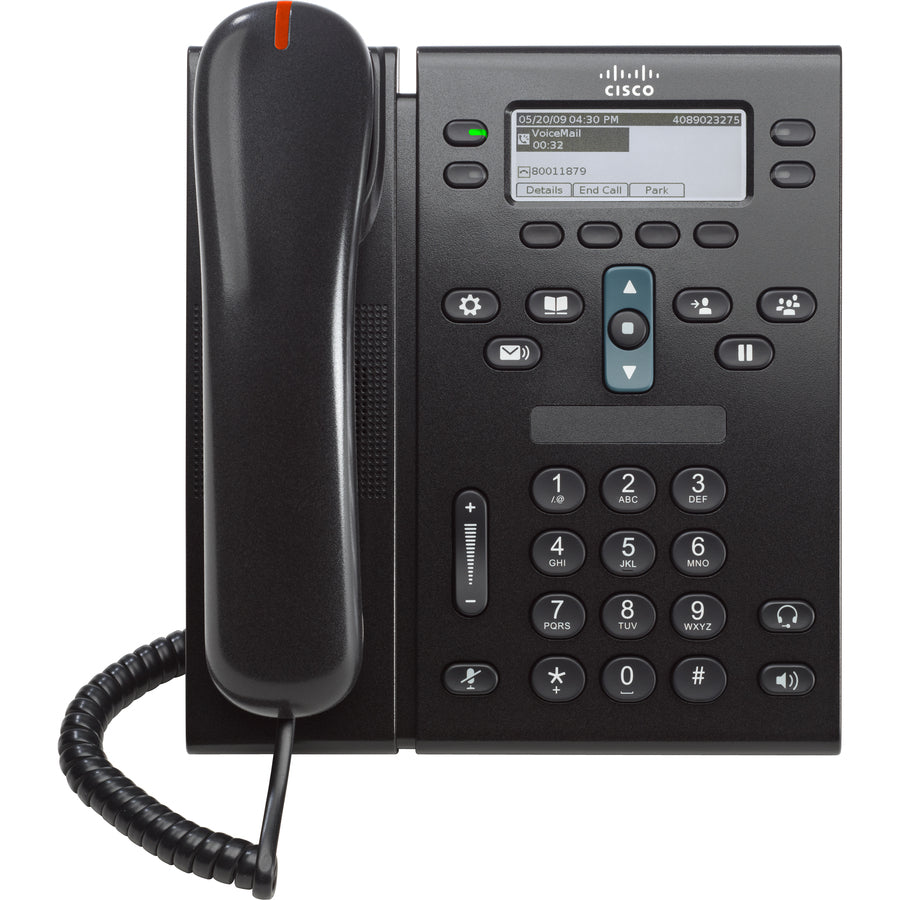 Cisco Unified 6941 Ip Phone - Refurbished - Desktop, Wall Mountable - Charcoal