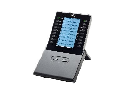 Cisco Unified IP Color Key Expansion Module - Key expansion module - charcoal - refurbished - for Unified IP Phone 8961,