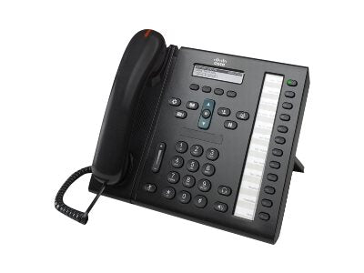 Cisco Unified IP Phone 6961 Standard - VoIP phone - SCCP, SIP, SRTP - multiline - charcoal - refurbished