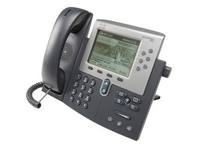 Cisco Unified IP Phone 7962G - VoIP phone - SCCP, SIP - silver, dark gray - with 1 x user license for Cisco CallManager