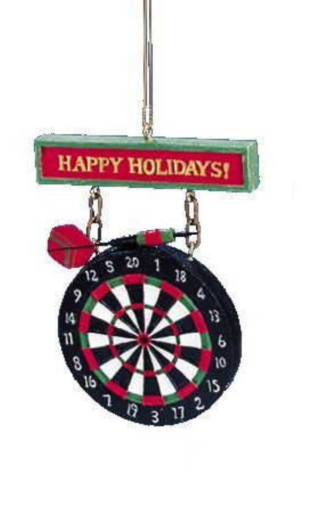 Classic Blue Collar Game Ornament - Darts